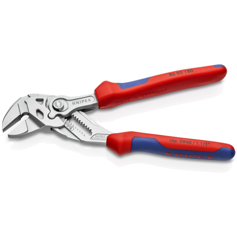 KNIPEX 86 05 180 SBA Pliers Wrench Comfort Grip
