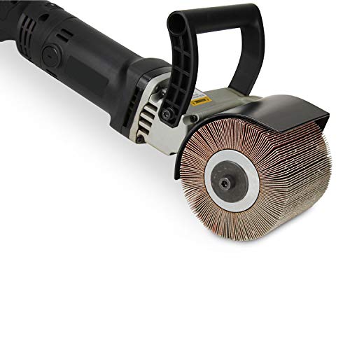 BHA Flap Wheel Sanding Drum, 4.5" x 4" with 3/4" Quad Keyway (120 Grit) 120 Grit