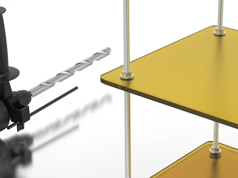 TAISHER 5PCS 304 Stainless Steel Fully Threaded Rod，1/4"-20 Long Threaded Screw 12" Length Right Hand Threads 1/4"-20 5
