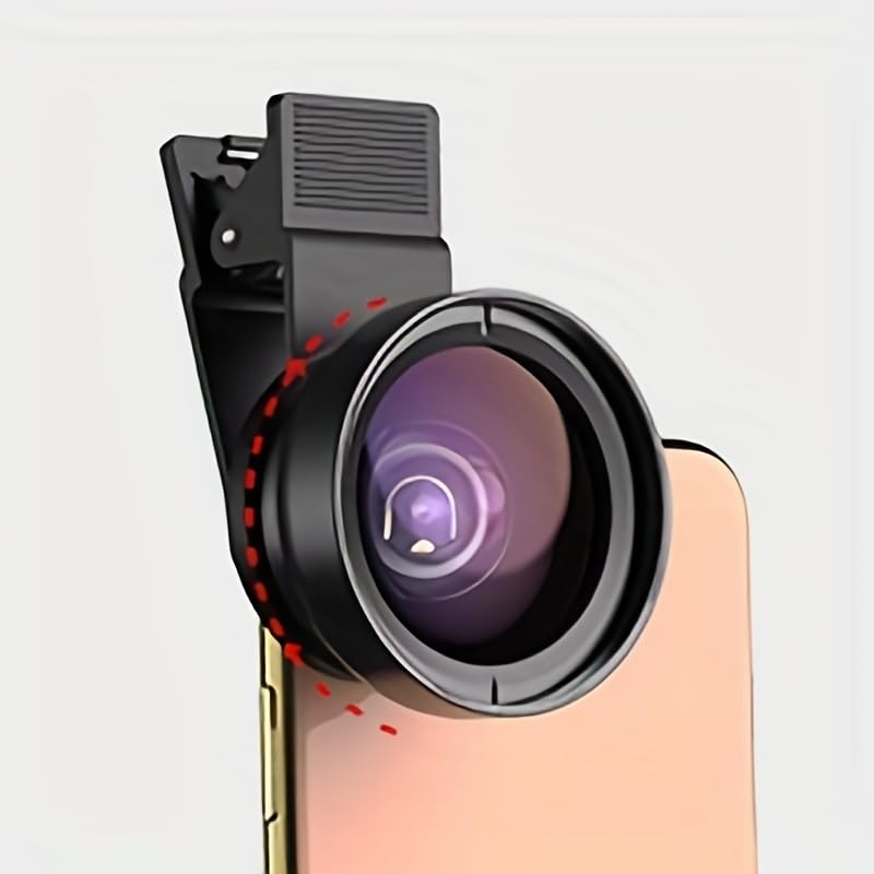 New HD 37mm 0.45x Super Wide Angle Lens with 12.5X Super Macro Lens for iPhone Smartphones Phone Lens Kit