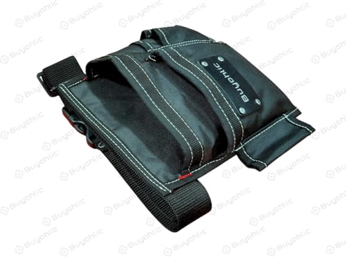 Durable Canvas 5-Pockets Single Side Tool Pouch Bag/Work Apron-Adjustable Belt