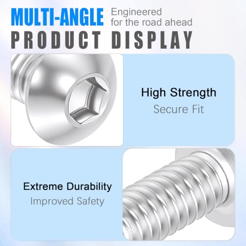 Titanium Alloy Bolts Screws with 20 Pack - #11105 O-Ring