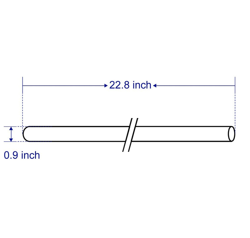 HQUA-OWS-6Q Quartz Sleeve for OWS 6GPM Water Purifier, 4 O-Rings Included.