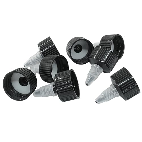 28Pcs 28/410 Twist Top Caps, Black