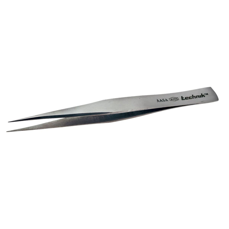Aven 18475USA 6 Piece Technik Precision Tweezer Set, Stainless Steel 6" Length