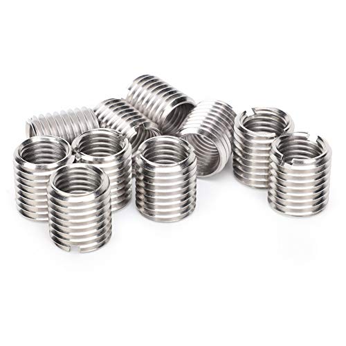 10Pcs Insert Nut, M16 Female and M20 Male Thread Fastening Conversion Repair Sleeve Screw