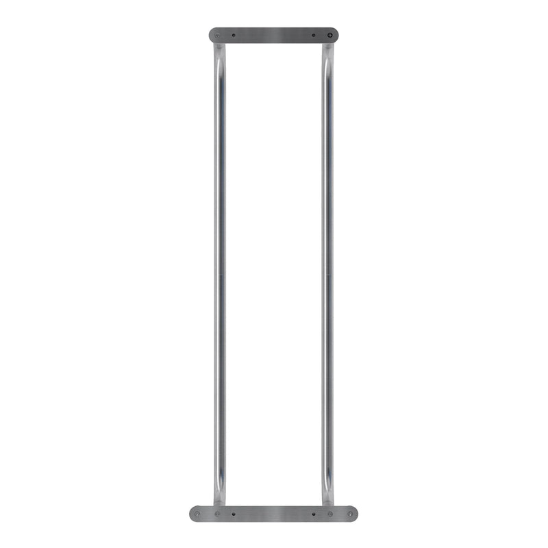 Danpoo Towel Racks for Bathroom Wall Mounted, Towel Storage Organizer, Stainless Steel Bath Towels Holder for Rolled Towels, with 2 Hooks, Brushed Silver