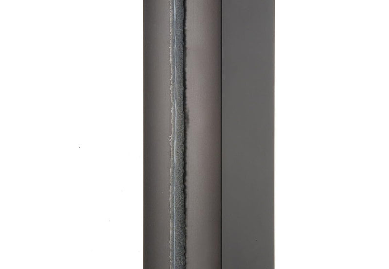 CRL Z78159C 100ft Roll Zipper Pile Weatherstrip, 0.200" Pile Height, 0.187" Backing Width-Gray