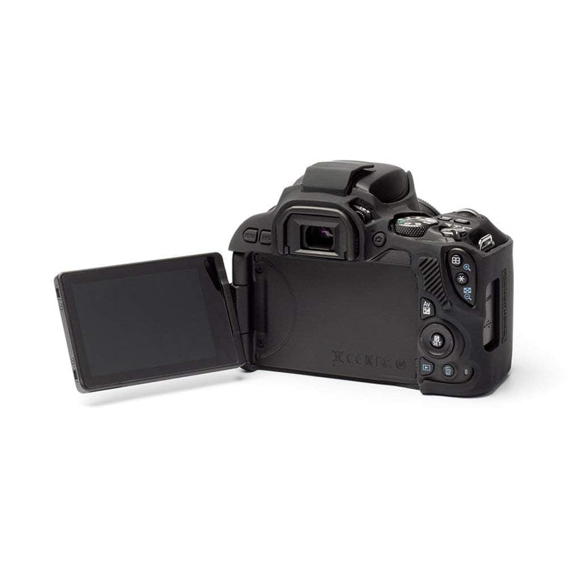 easyCover Protective Camera Case compatible for Canon 200D/250D SL2/SL3, Black