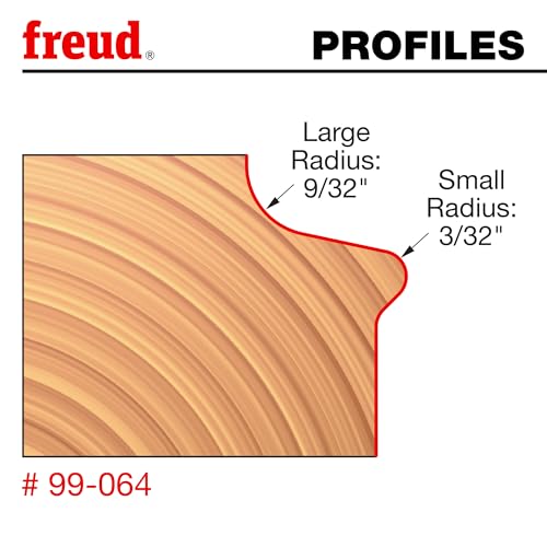 Freud 99-064: 1-3/4" (Dia.) Finger Pull Door Lip Bit with 1/2" Shank Finger Pull Door Edge Bit 1/2-Inch shank Features Freuds TiCo? Hi-Density Carbide with Set