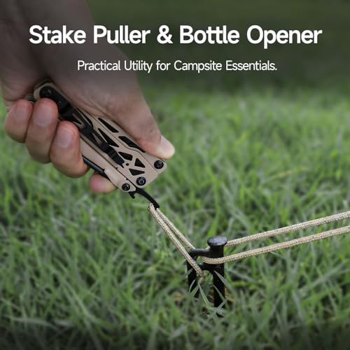 NexTool Camper CP10 Multitool with Fire Starter, Pocket Knife EDC Gear Full-size