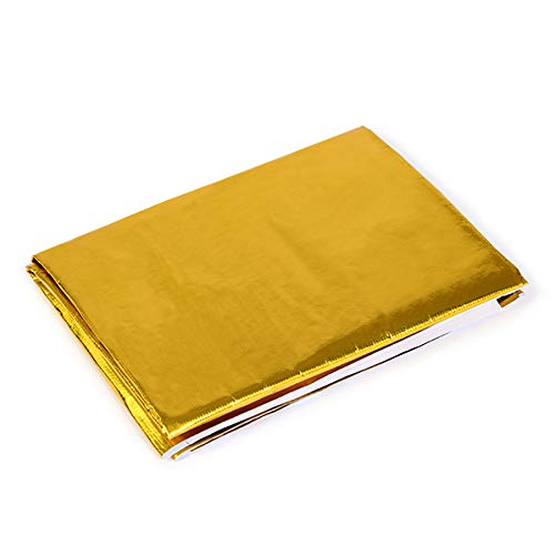Mishimoto MMHP-GRB-1224 Gold Reflective Barrier w/Adhesive, 12" x 24"