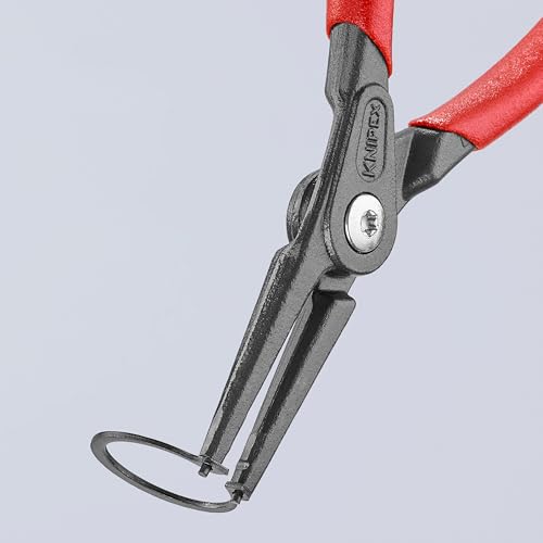KNIPEX - 49 11 A2 Tools - Precision Circlip Pliers, External, Straight, 3/4-2 23/64" Shaft Dia. (4911A2)