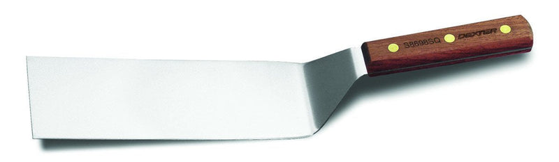 Dexter 8 x 3" Hamburger Turner with Square End, Brown