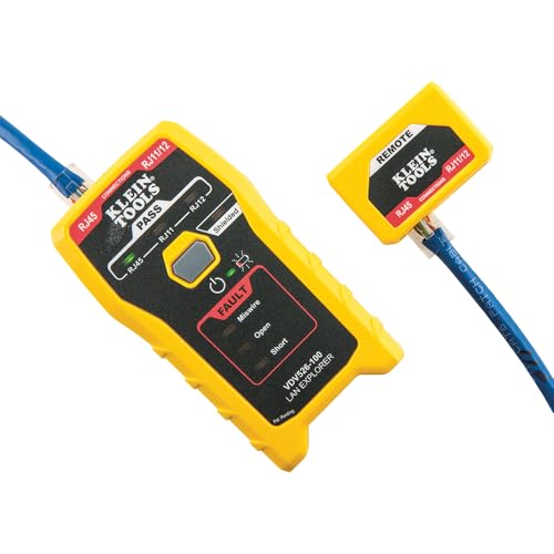 Klein Tools VDV526-100 Network LAN Cable Tester, VDV Tester, LAN Explorer with Remote