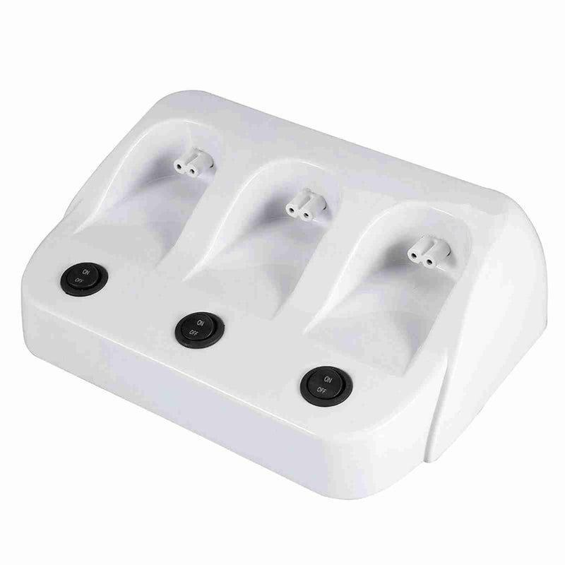 Electric Roll On Wax Warm Machine, Body Waxing Coarse Hair Removal Cartridge Melting Waxing Machine Wax Roller Wax Heater with Base for Home and Salon (3 seats) 3 seats