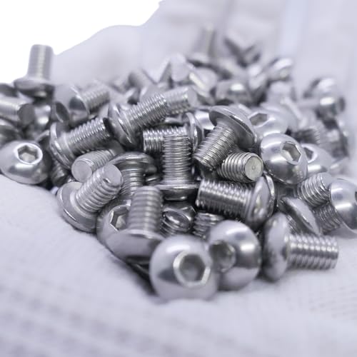 300Pcs M5 T Nut Screw Kit for 2020 Aluminum Extrusion Hardware, 150Pcs M5 Slide in T Nut, 50Pcs M5x8, M5x10, 50Pcs M5x12mm Screws and 1Pcs Wrench,for 2020 V T Slot Extrusion Hardware (Silver Kits) 300pcs 20 Series Silver Screws Kit