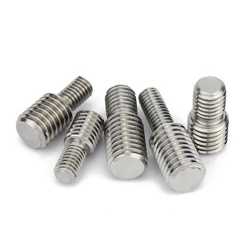 304 Transfer Screw Stainless Steel Thread Adapter Male to Male M3 M4 M5 M6 M8 M10 M12 M14 M16 to M20 Double Head Transfer Screw Bolt (M5x10-M8x10,4) M5x10-M8x10 4
