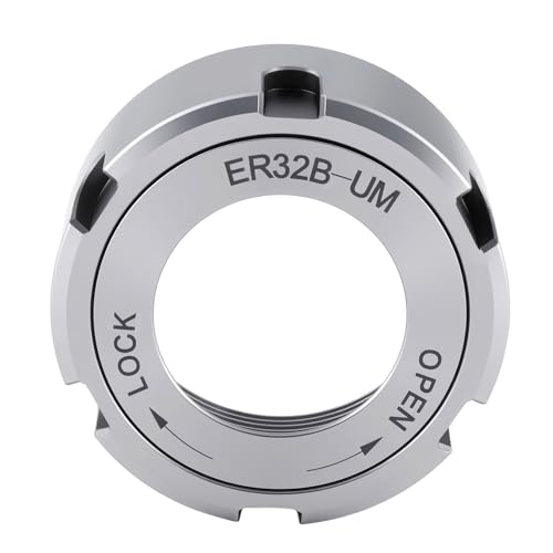 CanCNC ER32 Ball Bearing Collet Chuck Nut, Slotted