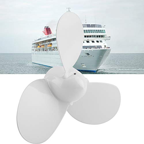 Motor Propeller, 7 1/4 5-A 3 Blades Aluminum Propeller Boat Outboard Motor for