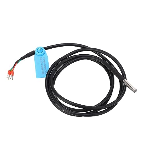 SHT45 Soil Temperature Humidity Sensor Probe, ±1.5% RH High Precision I2C Interface, 304 Stainless Steel IP67 Waterproof with 59" Cable for IoT Agriculture & Arduino (3.3V)