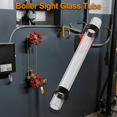 7-Inch Steam Boiler Sight Glass Tube, 5/8-Inch OD 7" Lx5/8"ODx3/8" ID
