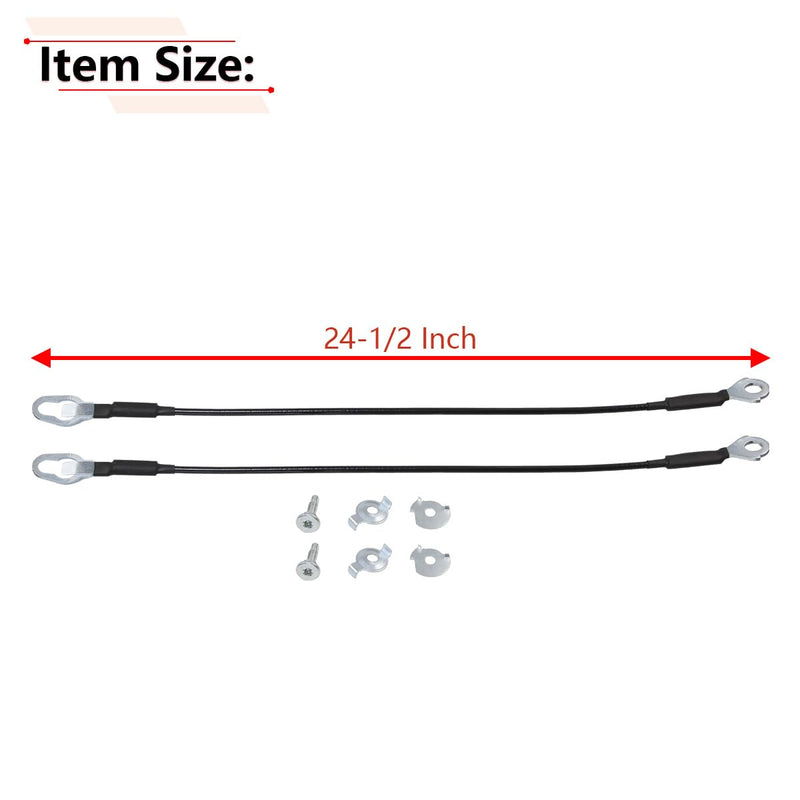 RLB-HILON Tailgate Cable Compatible with Compatible with Ford F150 2004-2014 and Lincoln Mark LT 2006-2008, Lift Gate Support Straps Pickup