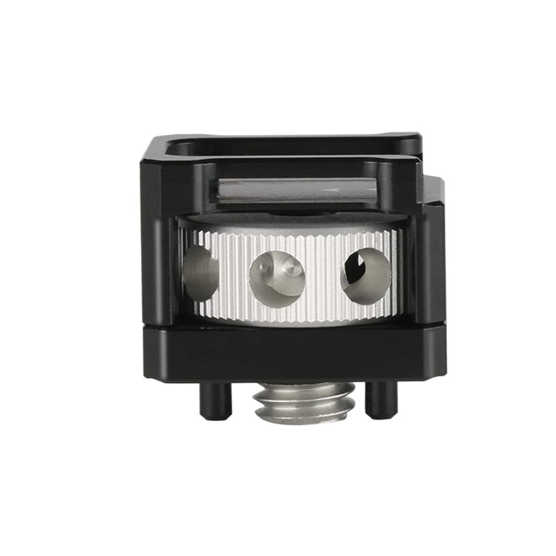 NICEYRIG Cold Shoe Adapter for ARRI Mount, Thumbscrew Easy Mounting Cold Shoe Base for Camera Cage Rig, DSLR Top Handle, Cheeseplate - 500