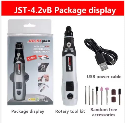 Rechargeable High-Speed Rotary Tool for Windshield Repair – Cordless Variable-Speed Glass Drill Motor with Long-Life Bit