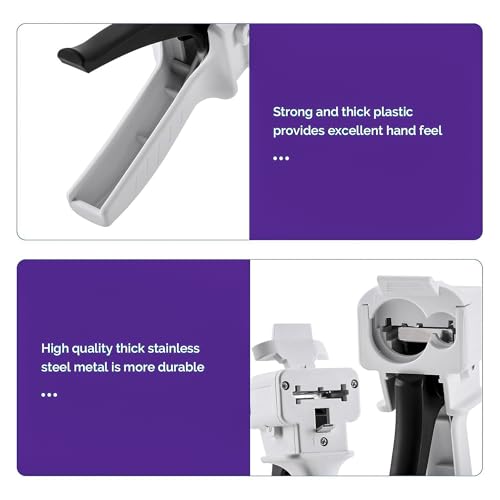 2 PCS Dispenser Guns, 50ml Dispensing Gun Kit，10:1 50ML-10:1x2