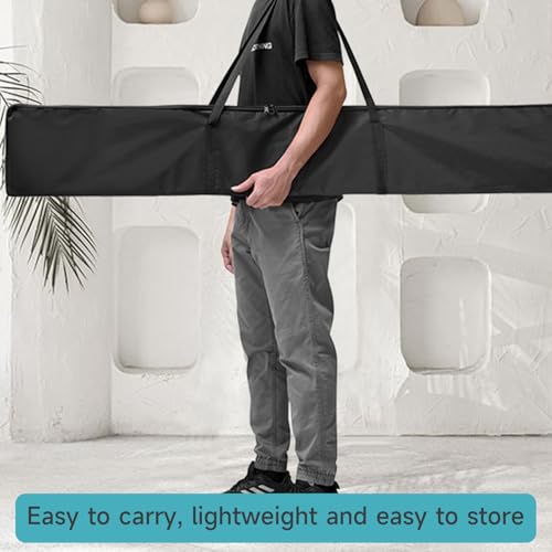 60 Inch Guide Rail Bag Compatible with Makita, Festool, DeWalt Track Saw Rails - 1.5m Protective Carrying Case with Thickened Shock-Absorb Foam - 600D Heavy Oxford Cloth Tote for Plunge Saw Tracks