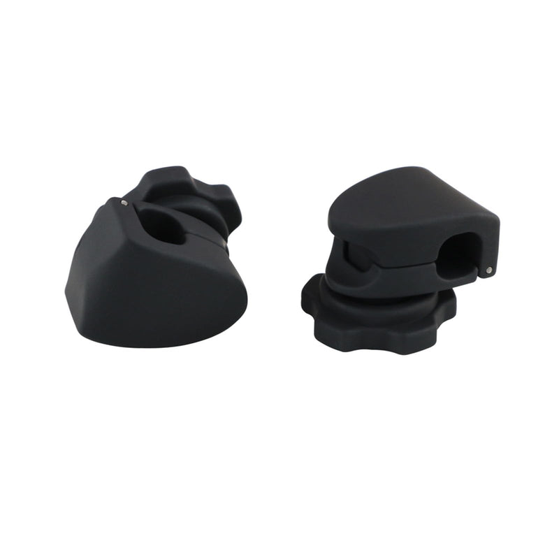 Football Visor Clips Replacement for Football Visor Helmet Clips - Universal Fit (1 Pair) black