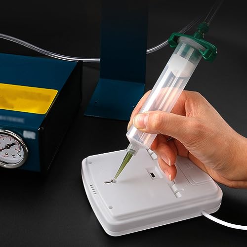 Utoolmart Air Tubing Glue Dispenser Syringes 100CC Clear Adapter for Industrial, Pack of 1 Plastic Cover Plastic Cover 100cc，1pcs