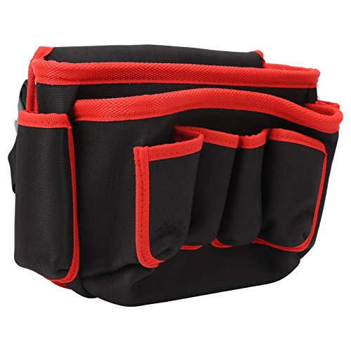 Tool Belts for Men, Sturdy Polyester Tool Pouch Holster Large Capacity Multi Pocket Belt Bag, for Organized Electricians Carpenters Screwdrivers Wrench Pliers