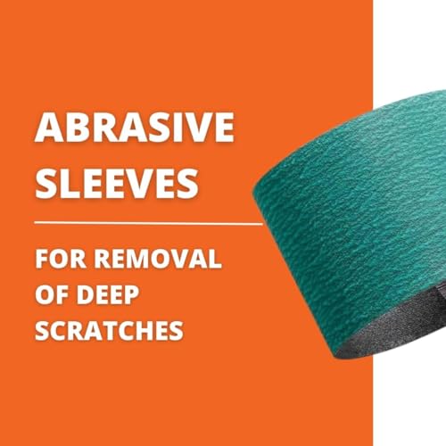 Fein Abrasive Sleeves for WPO 14-25 E-Stainless Steel Set and WPO 14-25 E