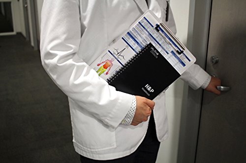 H&P Notebook (2 Pack) - Medical History and Physical Notebook, 100 Medical templates with Perforations