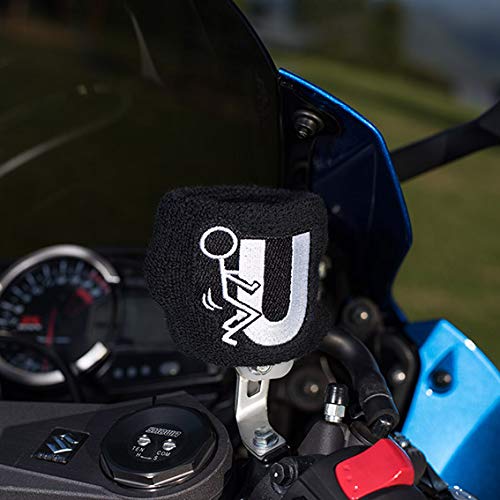 Brake Fluid Reservoir Cover Sock for Motorcycles, Sporbikes and Gifts by Moto Loot (FU)