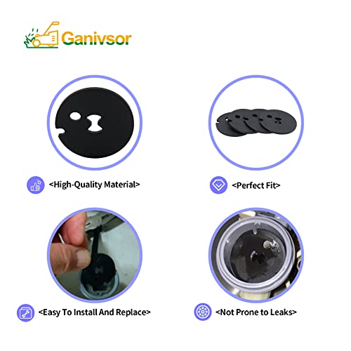 Ganivsor 7204362 (4/Pack) Water Softener Venturi Gasket 720436 Fits for Whirlpool, Kenmore, Kenmore Elite & Ecodyne - 7082582, 7163663, 7190547 and 7176195 Water Softener Parts Replacement