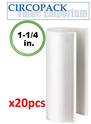 1-1/4" Standard Grip Snap-Clamp (20 pcs) ABS Furniture Grade