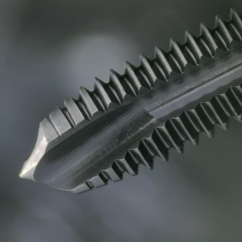 Tools M12 x 1.75 Spiral Point Threading Tap, Metric Machine Threading Tap High Speed Steel Cobalt(HSSCo) with AlTiN Coating, Round Shank with Square End， H2 Tolerance, 2pcs M12x1.75mm JIS POT 2pcs