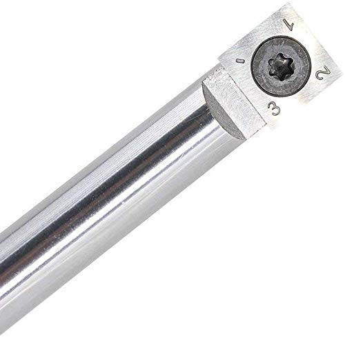 14mm Square Straight Carbide Cutter Insert(14mm length X14mm widthX2.0mm thickness),Pack of 10, Designed for Spiral/Helical Planer Cutter Head Wood Lathe Tool with 10pcs M6x10 Screws 14mm with screws
