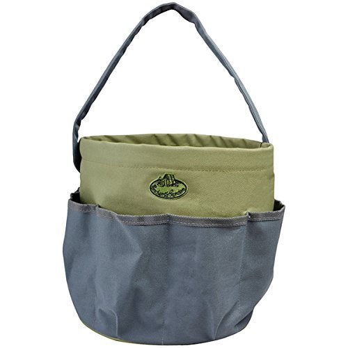Esschert Design Round Garden Tool Bag, Gray Single