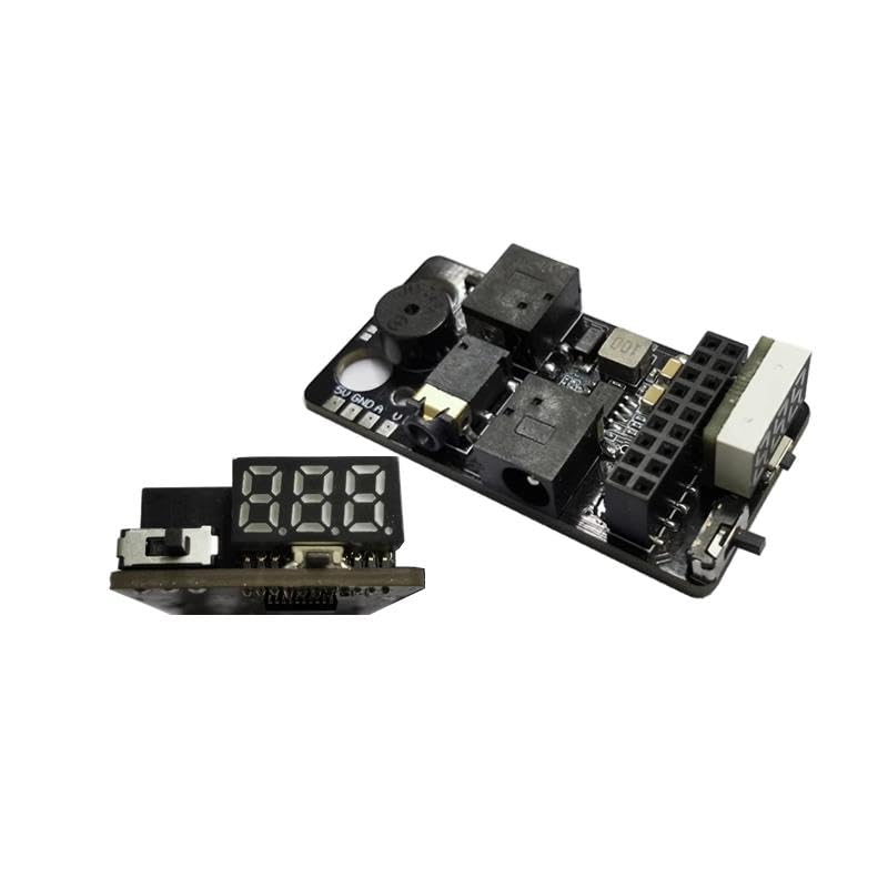 5.8G Analog to Digital FPV Receiver Module Adapter Board with Voltage Alarm Function for DJI FPV Goggles Fatshark RapidFire Furious True-D Module (V3.0 Plus)