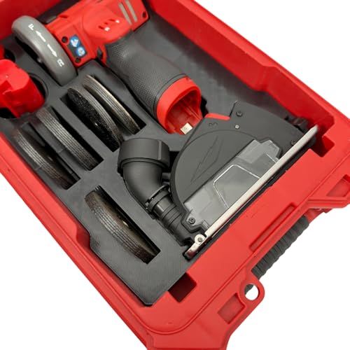Insert for Milwaukee M12 Cut Off Tool 2522-20, Compatible with Packout Compact Organizer 48-22-8435, Tool, Battery, Grinding and Cutting Disc Storage