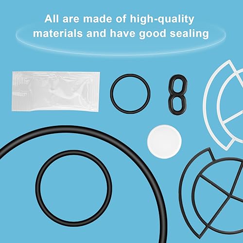 WS35X10020 Seal Kit Water Softener Rotor Seal Kit Compatible with GE Whirlpool Water Softener for High Flow 1" Water Softeners