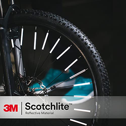  [AUSTRALIA] - Salzmann Spoke Reflectors for Bicycles | High Visibility | Made with 3M Scotchlite | 72 Pieces Silver