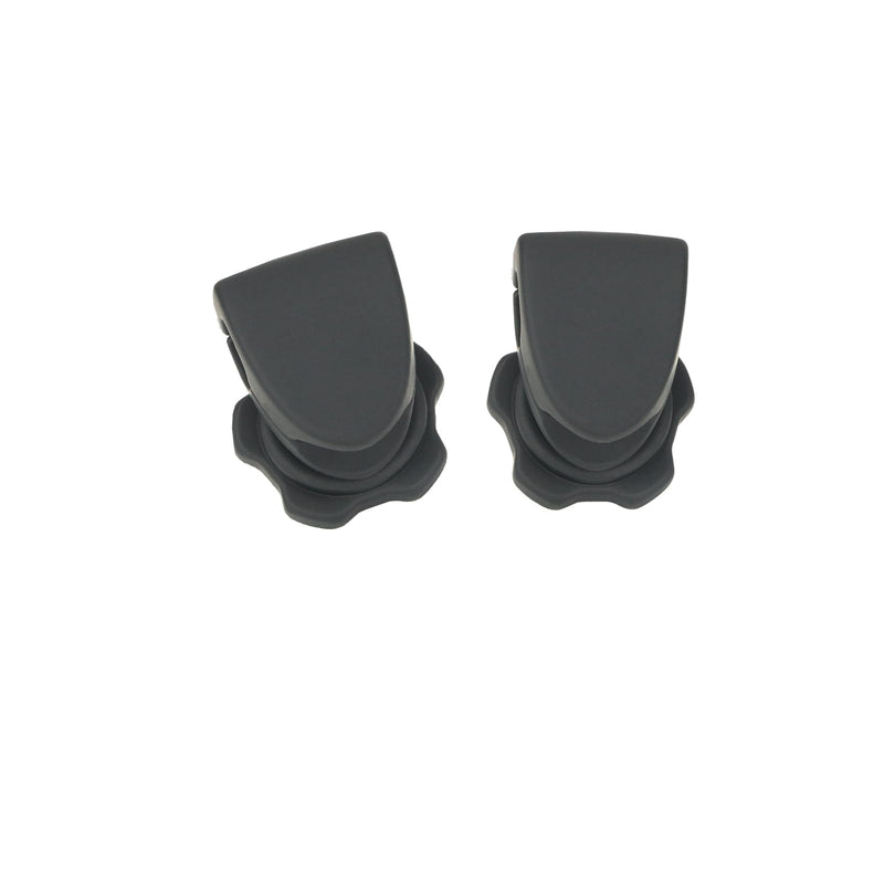 Football Visor Clips Replacement for Football Visor Helmet Clips - Universal Fit (1 Pair) black