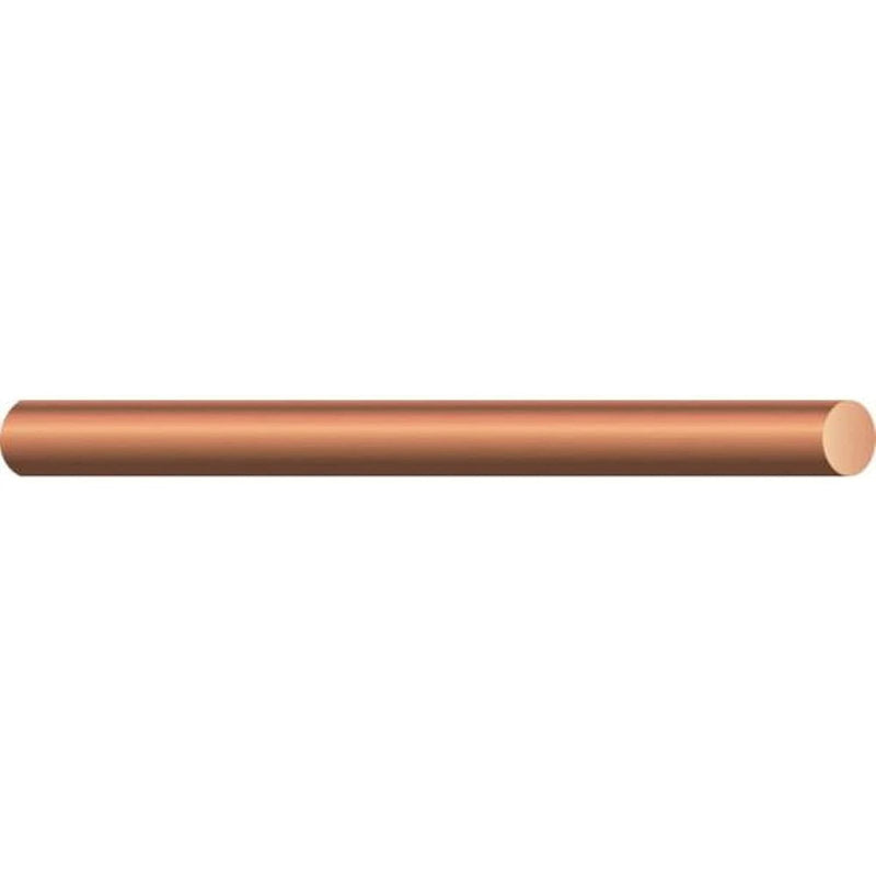 Southwire 4-Gauge Bare Copper Wire – Solid Soft‑Drawn Uninsulated Copper Conductor for Grounding & Electrical Applications, 15ft