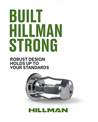 Hillman Zinc Steel Short Jack Nuts for Thin Soft Panels, #10-24, 20 Pk