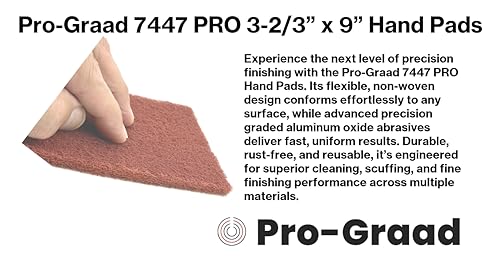 7447 PRO 3-2/3" x 9" Very Fine Maroon Surface Conditioning Sheet